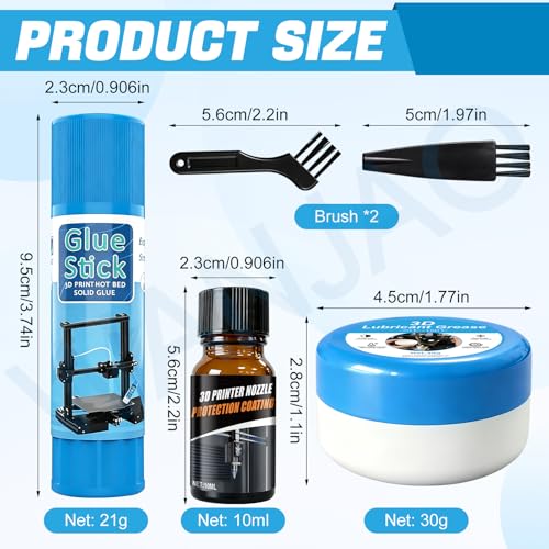 Printer Lubricant&3D Printer Nozzle Cleaning Coating&Printer Glue Stick - size: 70ml
