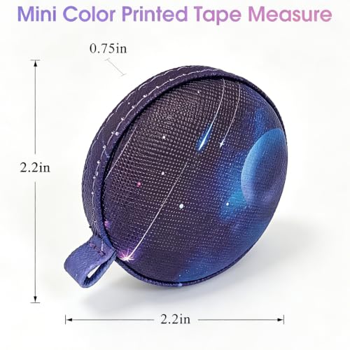 Body Measuring Tape for Body Cloth Tape Measure Fabric Tailors Sewing Medical Measurements TapeLeather Tape Measure Retractable Dual Sided Ruler (Space Meteor) - color: Space Meteor
