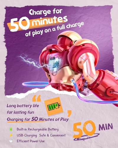Holyton 5088 Smart Robot for Kids, Programmable Remote Control Robot Toy