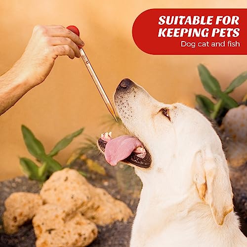 Weewooday 8 Pcs 10 ml Glass Droppers Pipettes with Rubber Bulb Stir Rod Red - color: Red, size: 10 ml