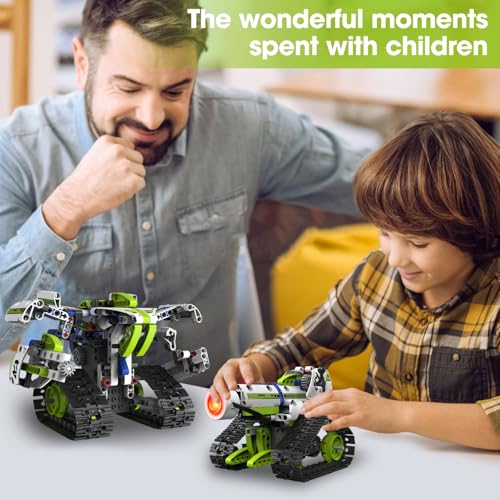 STEM Robotics Kit for Kids 8-14, 5-in-1 RC Building Set