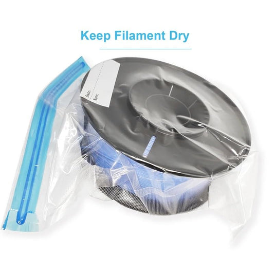 50PCS Filament Storage Bags, 3D Filament Vacuum Bags Kit with Hand Pump, Sealing Clips for 3D Printer Filament Storage, for Filament Dryer Box (13.4x11.8 inch)