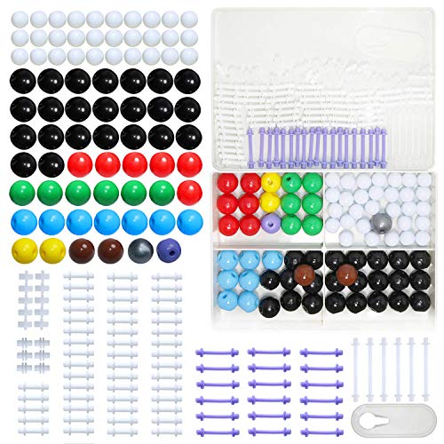 LINKTOR Chemistry Molecular Model Kit, Student or Teacher Set for Organic and Inorganic Chemistry Learning, Motivate Enthusiasm for Learning and Raising Space Imagination (190 Pack) - color: 190pcs Kit
