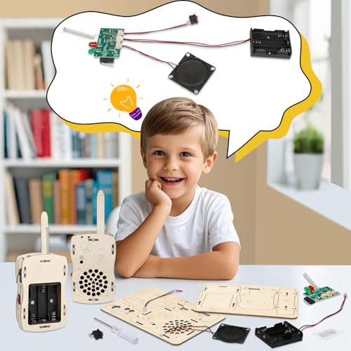 Stem Projects Walkie Talkies Toys for Boys Age 8-12 12-14 Science Kit
