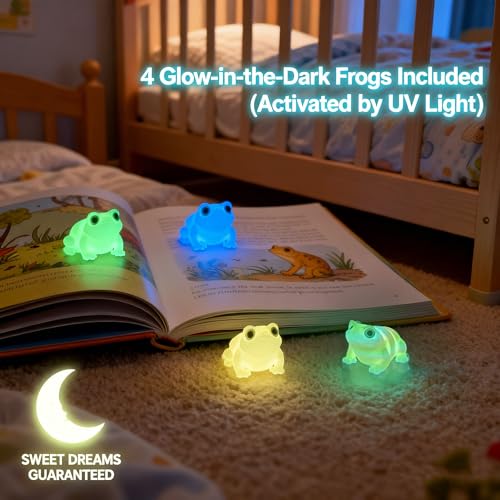 16Pcs Mini 3D Printed Frog Bulk, Articulated Frog Small Animal Figurines, 3D Printed Fidget Toys for Easter Basket Stuffers, Easter Egg Fillers for Kids, Desk Pets for Classroom Prizes - color: 16pcs Frog