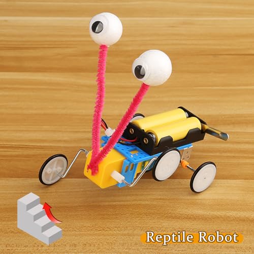 4 Set Bulk Craft Robot Kits for Kids, STEM Building Toys for ages 6-8 8-13
