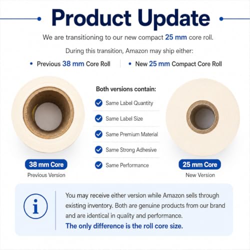 Blank Waterproof Bottle Labels 2.76 x 1.6 Inch, 500 White Write-On Stickers - size: Medium