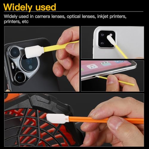 100Pcs 10-Type Variety Microfiber Cleaning Swabs