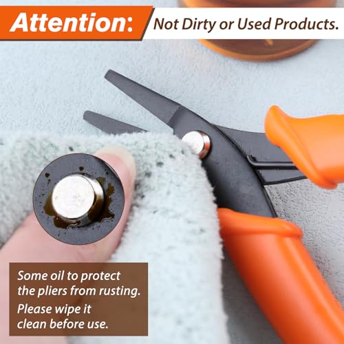 5.5 Inch Thin Flat Nose Pliers With Smooth Jaw - Precision Jewelry and Craft Making Tool for Wire Straightening - Duck Billed, Chain Nose, Micro Pliers - style: Pliers with Smooth Jaw