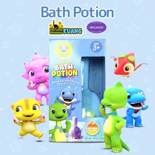 SWCANDY Kids Bath Potion, 6-Pack Fizzy Bath Bomb Science Toys, Ages 3+