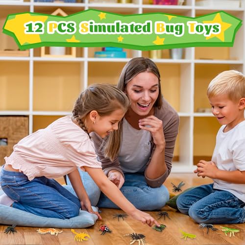 Bug Catcher Kit for Kids - Outdoor Explorer Kit Insect Catching Toys Nature Adventure Set for Boys 3 4 5 6 7 8 Year Old(Green & Pink)