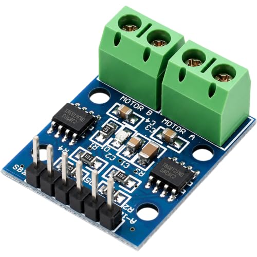 L9110S Dual DC Motor Driver Module 2.5-12V 0.8A Stepper Motor Controller for Arduino ESP32 Raspberry Pi Robot Smart Car, 2 Pack