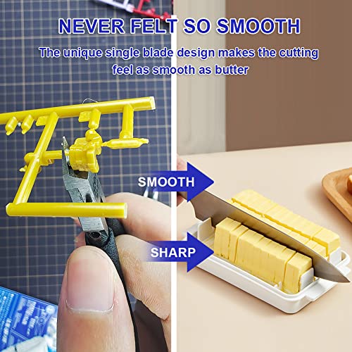 stedi Model Nippers Ultra Thin Single Edge for Plastic Model Kits - style: Single-edged (Black_for Professionals)