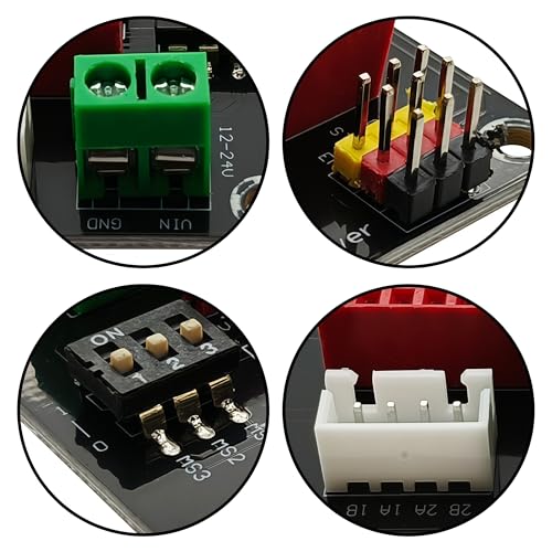 2 Sets for DRV8825/A4988 42 Stepper Motor Driver Expansion Board with A4988 Stepper Motor Driver Module for 3D Printer Accessories