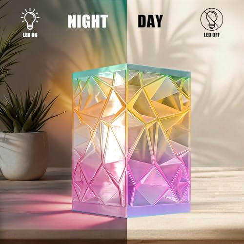 OVV3D Transparent Rainbow PLA Filament 1.75mm, Multicolor Purple Green Orange Translucent 3D Printer Filament, Clear PLA Gradient Color Change, Spool 1KG, +/- 0.02 mm, Fit Most FDM 3D Printers - color: Translucent Purple Green Orange