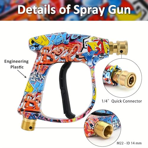 Bear Force Pressure Washer Spray Gun 3000 PSI Max, Brass Value, Car Wash - color: A. Spray Gun