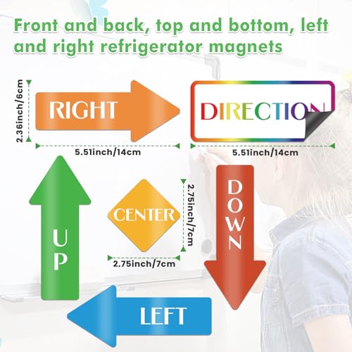 Educational Posters,Magnetic Directional Signs for Preschoolers - color: Direction
