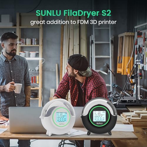 SUNLU S2 Filament Dryer, Black - color: Black