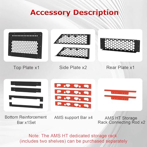H2 Series AMS Stand Holder for Bambu-Lab H2D H2S H2C 3D Printers