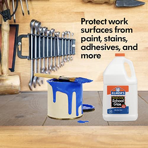 RESILIA Work Bench Mat - 23.5" X 71.5" X 0.06" Scratch-Resistant PVC Mats - Protect Your Workbench, Table, or Tool Station from Painting, Woodworking, Crafting, Building, & More, Clear, Made in USA - color: Clear, size: 23.5" x 71.5"