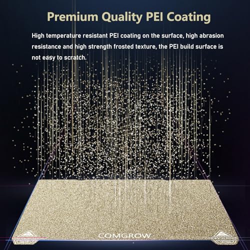 Comgrow Ender 3 V3 KE PEI Spring Steel 235x235mm, Texture PEI Sheet - size: 235*235 for Ender 3 V3 SE