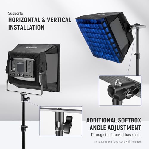NEEWER Upgraded Softbox Diffuser for NL660 RGB660 PRO II LED Light, NS4S - style: NS4S for 660