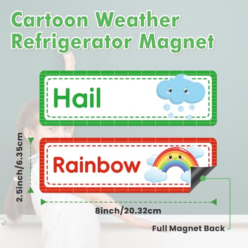 Educational Posters,Magnetic Weather Learning Chart - color: Weather