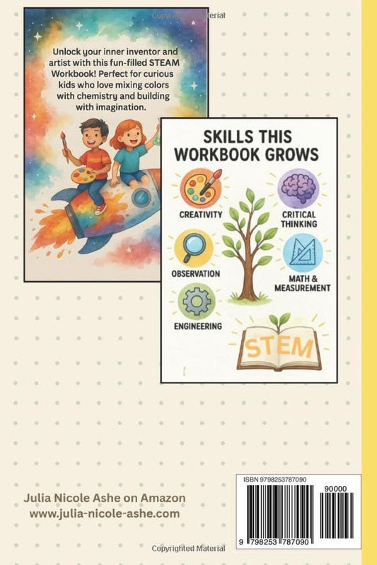 STEAM Explorer's Workbook: Science & Art Activities (Science and Math Workbooks)