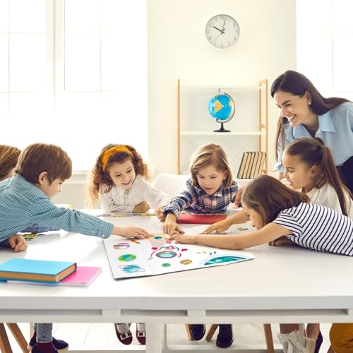 Small Trifold Poster Board 26" x 17", White Science Fair Display Boards - size: 26" x 17"
