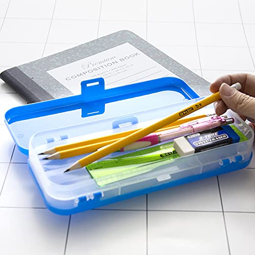 BAZIC PRODUCTS Bright Color Double-Deck Organizer Box