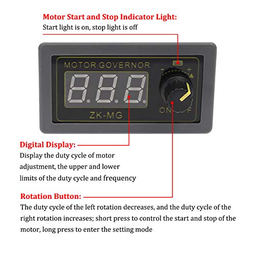PWM DC Motor Speed Controller Switch