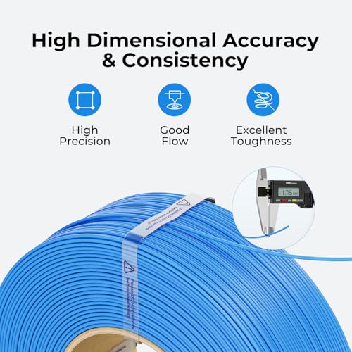 Creality PETG Filament Refill 1.75mm, 1kg, Digital Blue - color: 1kg Digital Blue
