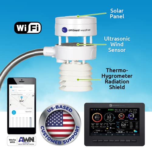 Ambient Weather WS-5050 Ultrasonic Smart Weather Station - style: Display Console + Ultrasonic