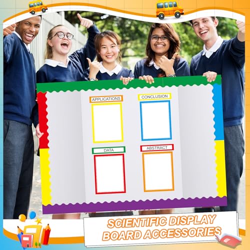 Fuyoooo 90 Pcs Science Fair Board Supplies, Rainbow - style: Rainbow