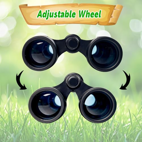 Binoculars for Kids, Kids Binoculars for 3-12 Boys Girls, Outdoor Toys - color: Black
