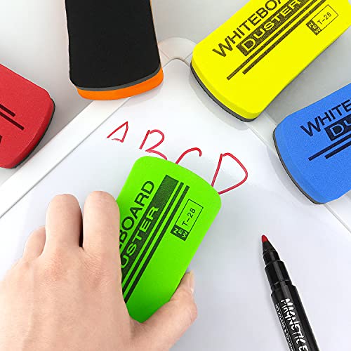 6 Pack Magnetic Dry Erase Erasers 4.2" x 2.2"