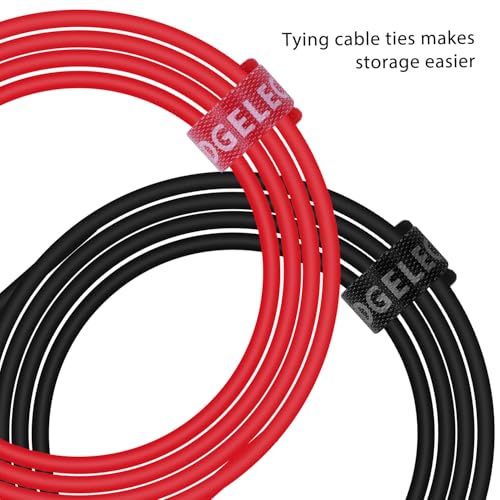 14 Gauge 2pcs 3.3 Ft Stackable 4MM Banana Plug to Alligator Clips UL3135, Heavy Duty Silicone Test Leads Set Jumper Wires Kit for Testing - EDGELEC - size: 3.3 Ft(1m)