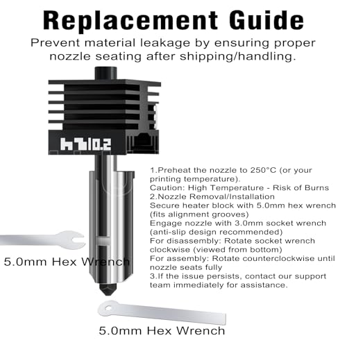 2PK 0.2mm High Precision Hotend for Bambu Lab P2S/X2D/H2D/H2C/H2S/A1 Nozzle Hardened Steel,High-Speed Printing Stable and Ultra-Smooth Surface for Bambu P2S Nozzle Bmabulab 3D Printer Accessories - style: 2PK 0.2mm Hotend