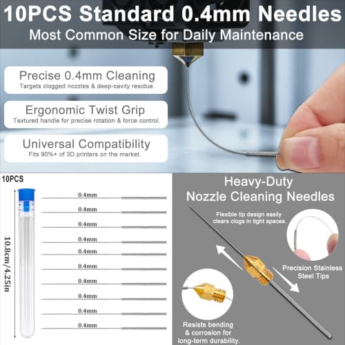 72PCS 3D Printer Tool Kit,3D Printer Accessories&Bag for Cleaning & Removal - size: 3D Printer Tool Kit (72-Piece)