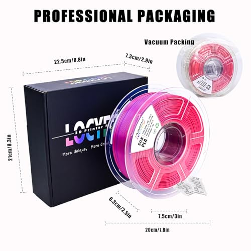 PLA Filament 1.75mm, Silk PLA 3D Printer Filament, Dual Color Filament - Red Blue 1.75 PLA Filament- 2 in 1 Coextrusion 3D Filament PLA 1.75 +/-0.02mm, Fit to AMS, 1kg/Spool - color: Dual-color Red Blue