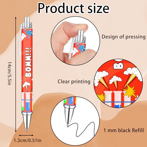 Science Theme Ballpoint Pens, 10 Pack – Colorful STEM Design Pens with Lab Icons, Chemistry Physics Biology Patterns, Smooth Writing Pens for Students, Teachers, Classrooms & School Supplies - color: Science