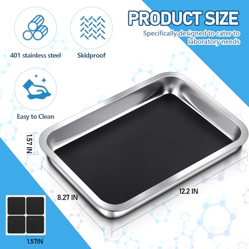 Conelist 12 Set 12.2 x 8.27 Inch Dissection Pan with Wax, Black - color: Black, size: 12.2 x 8.27 Inch