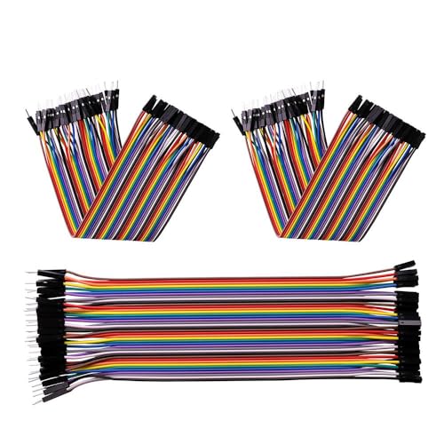 ELEGOO 525pcs Resistor Kit and 120pcs Dupont Wires, for Breadboard Circuits, Prototyping, STEM Labs and Electronics Practice