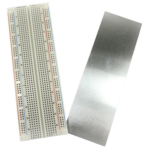 Premium Solderless Breadboard 830 Tie Points. 6.5" x 2.1" - EX ELECTRONIX Express