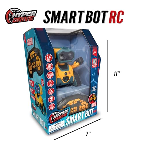 Hyper Drive Smart-Bot Coding Robot Kit for Kids – STEM Robotics Toy with Easy Programming for Beginners – Build, Code & Play Educational Robot