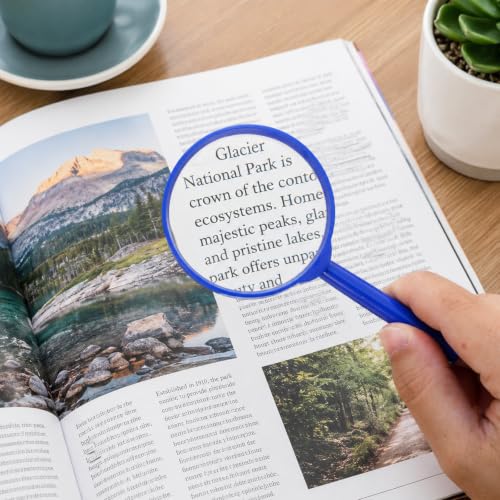 8PCS 3X Kids Magnifying Glass Small Mini Handheld Magnifier