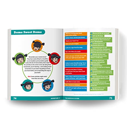 Know Yourself - The Nervous System: Adventure 11, Human Anatomy for Kids, Best Interactive Activity Workbook to Teach How Your Body Works, STEM & STEAM, Ages 8-12