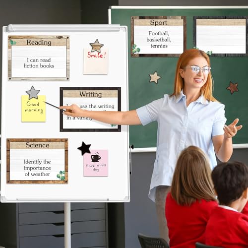 16 Pcs Magnetic Write Wipe Organization Chart, Farmhouse - style: Farmhouse