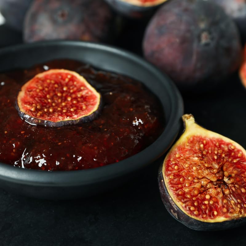 Black Mission Fig Plant (4 Pack) | Live Fruit Plant for Planting | Grow Your Own Sweet & Juicy Figs at Home | Easy to Grow & High-Yielding Tree | Perfect for Fresh Eating, Drying & Organic Gardening - style: Black Mission