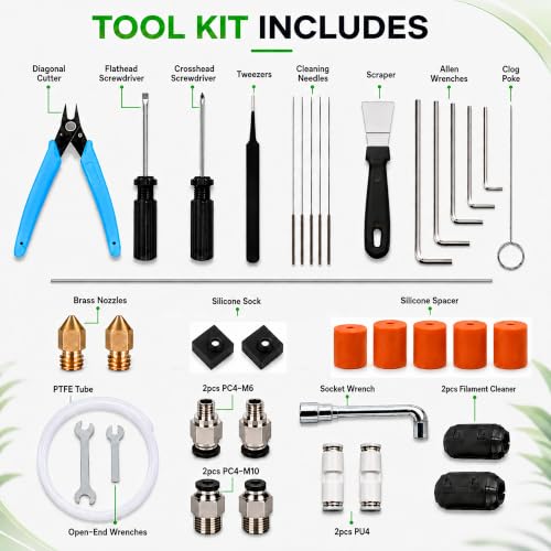 37-Piece 3D Printer Maintenance Kit for Creality Ender 3/3 V2/3 Pro/Ender 5